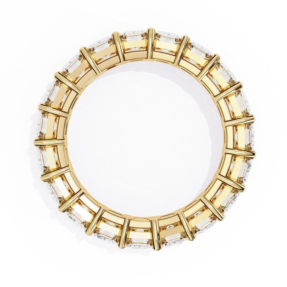 Emerald Full Eternity Wedding Band