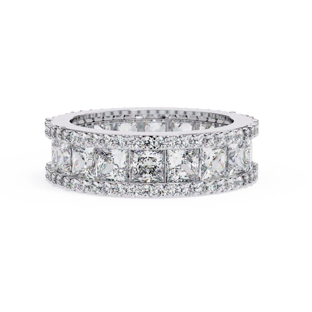 Princess Full Eternity Wedding Band
