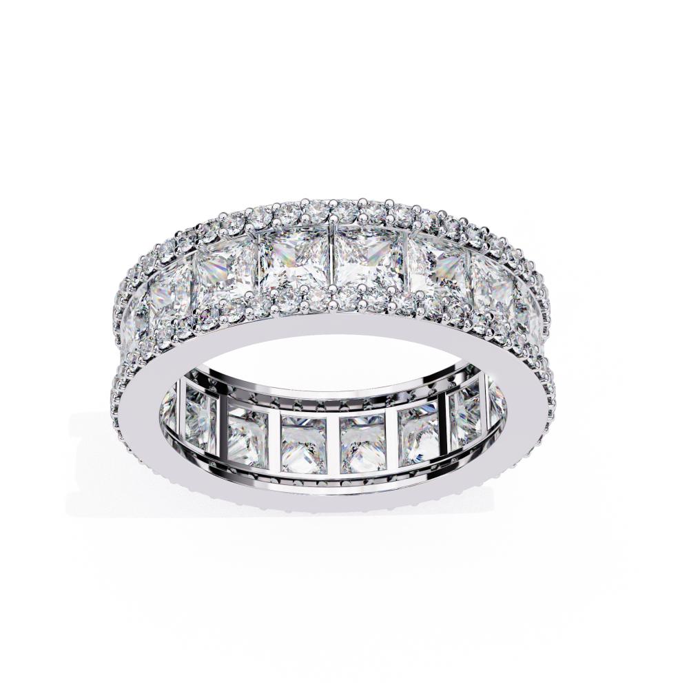 Princess Full Eternity Wedding Band