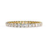 Round Diamond Wedding Band