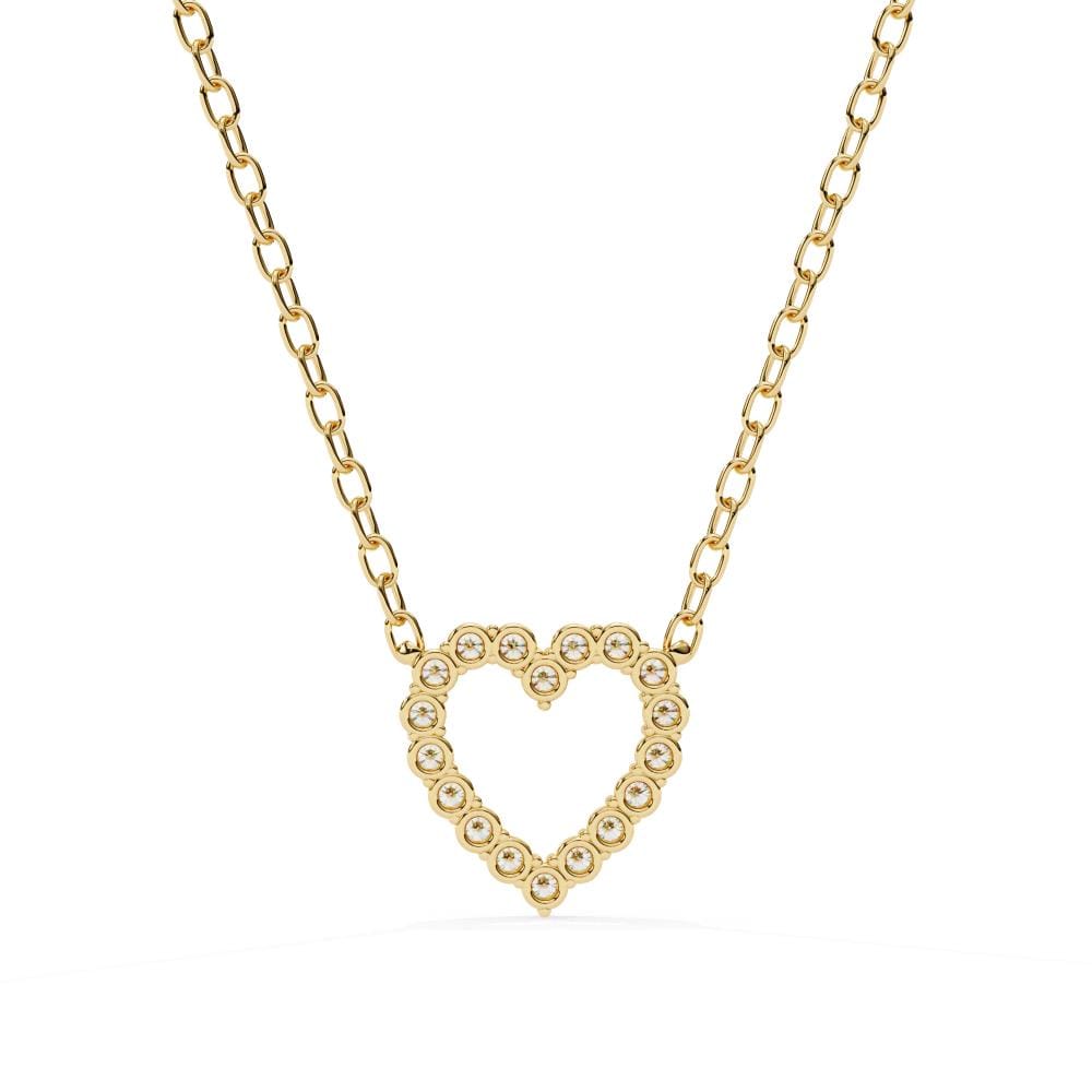 Heart Shape Diamond Necklace