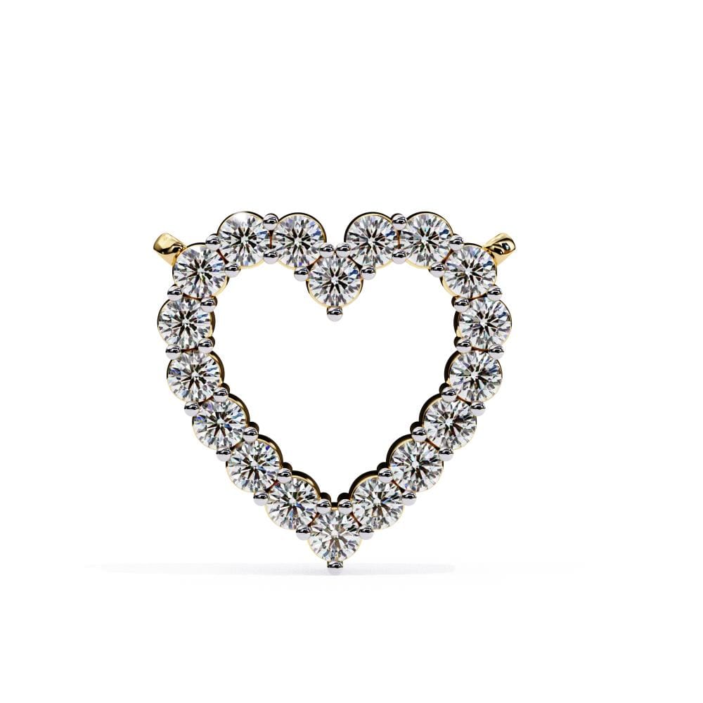 Heart Shape Diamond Necklace