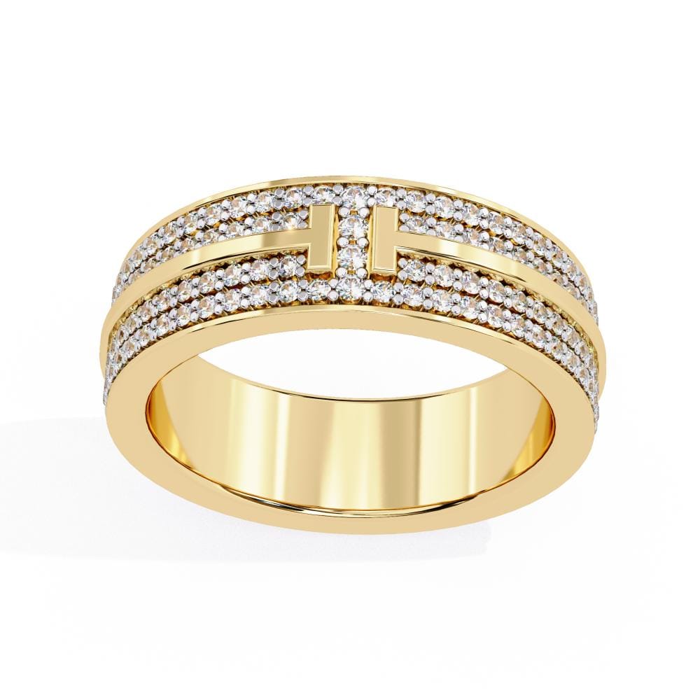 Micro Pave Set 5mm Wedding Band