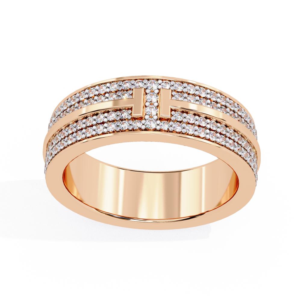 Micro Pave Set 5mm Wedding Band