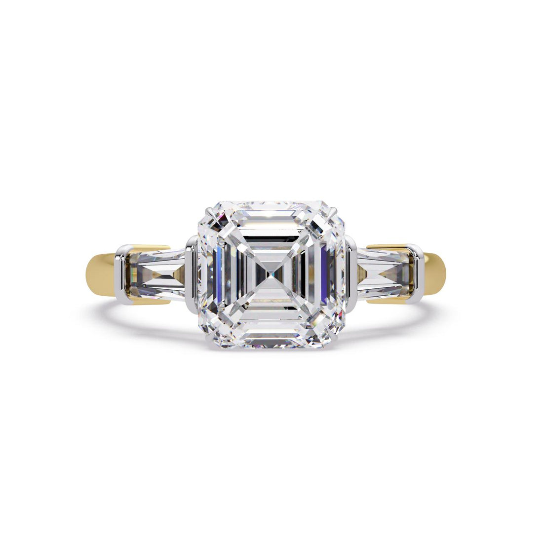 Carre Cut Diamond Ring