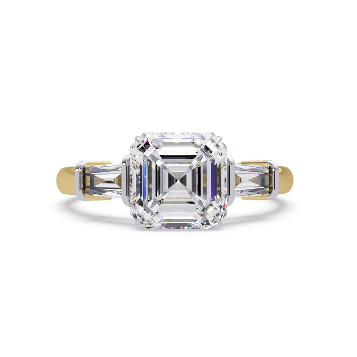 Carre Cut Diamond Ring