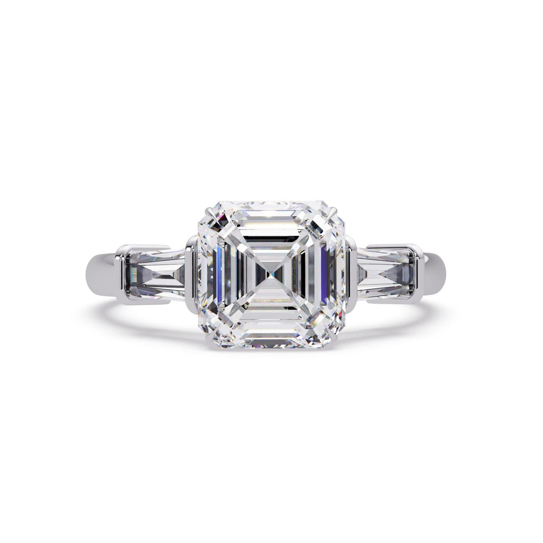 Carre Cut Diamond Ring