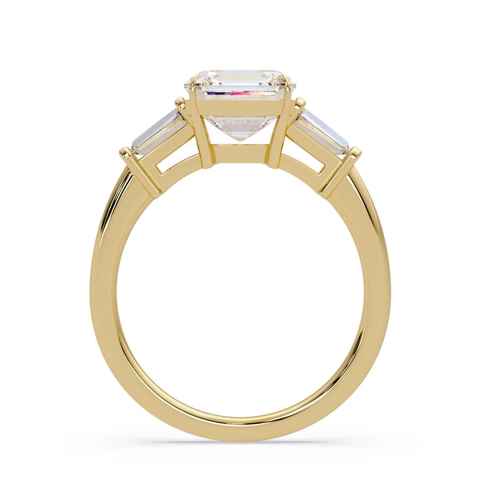 Carre Cut Diamond Ring