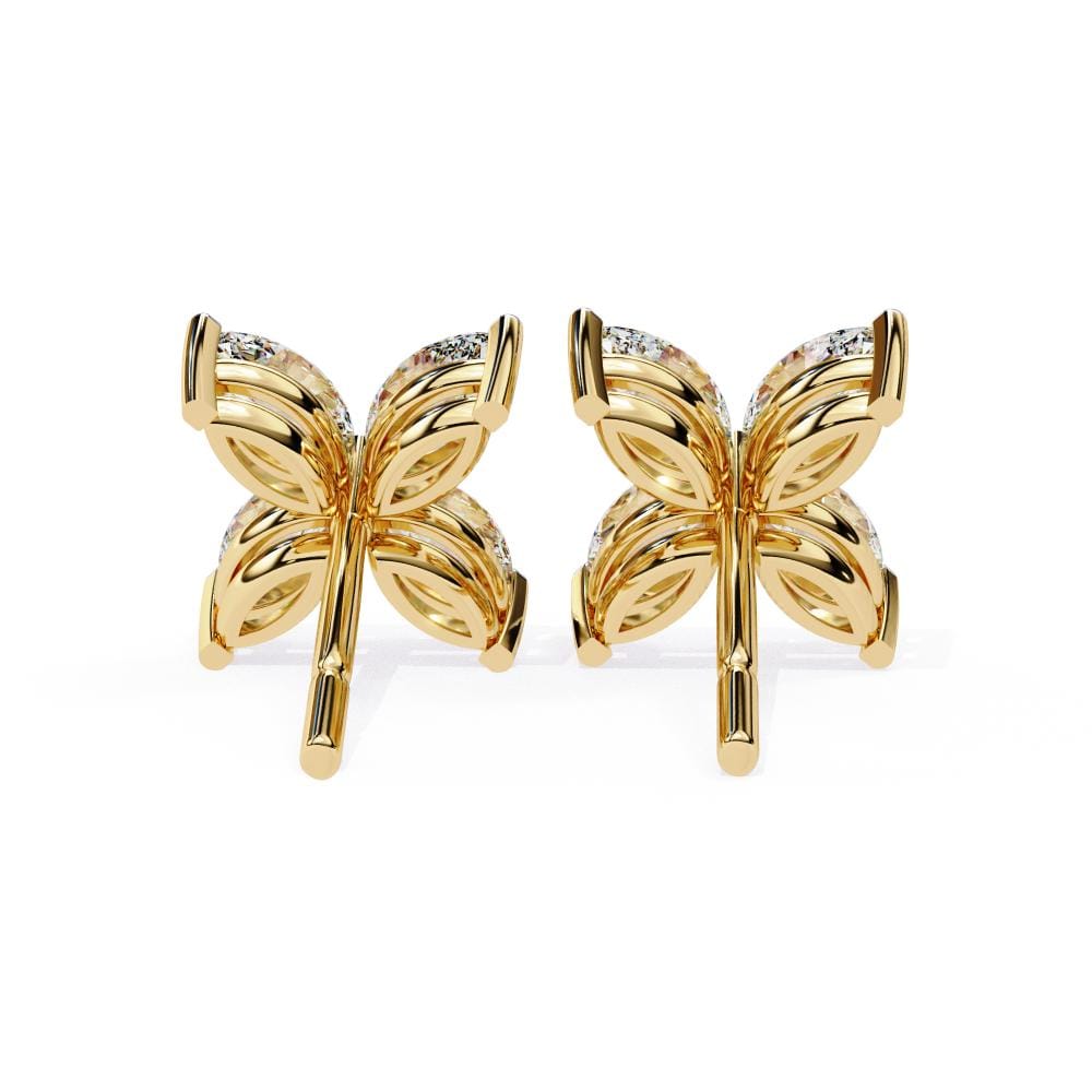 Marquise Four Stone Earrings