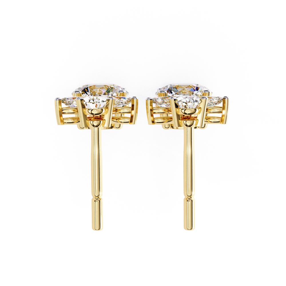 Double Drop Diamond Earrings