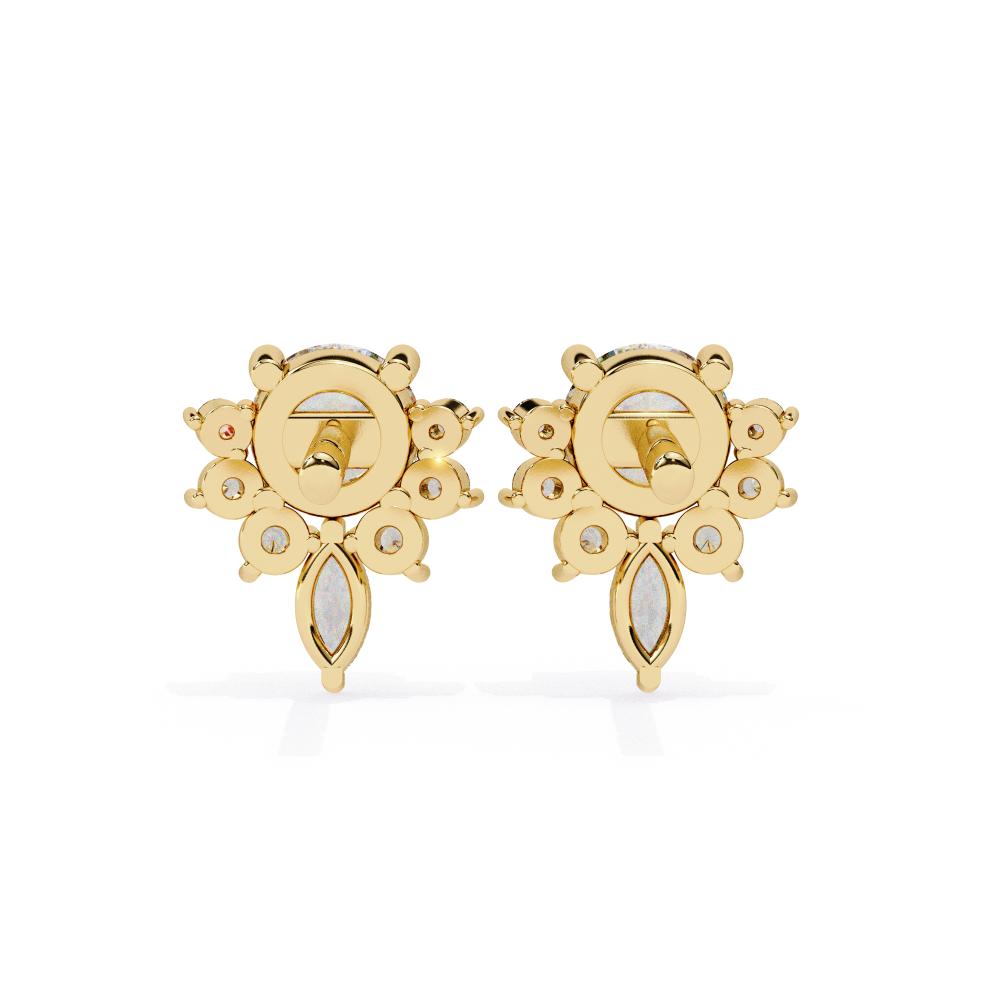 Round & Marquise Classic Earrings