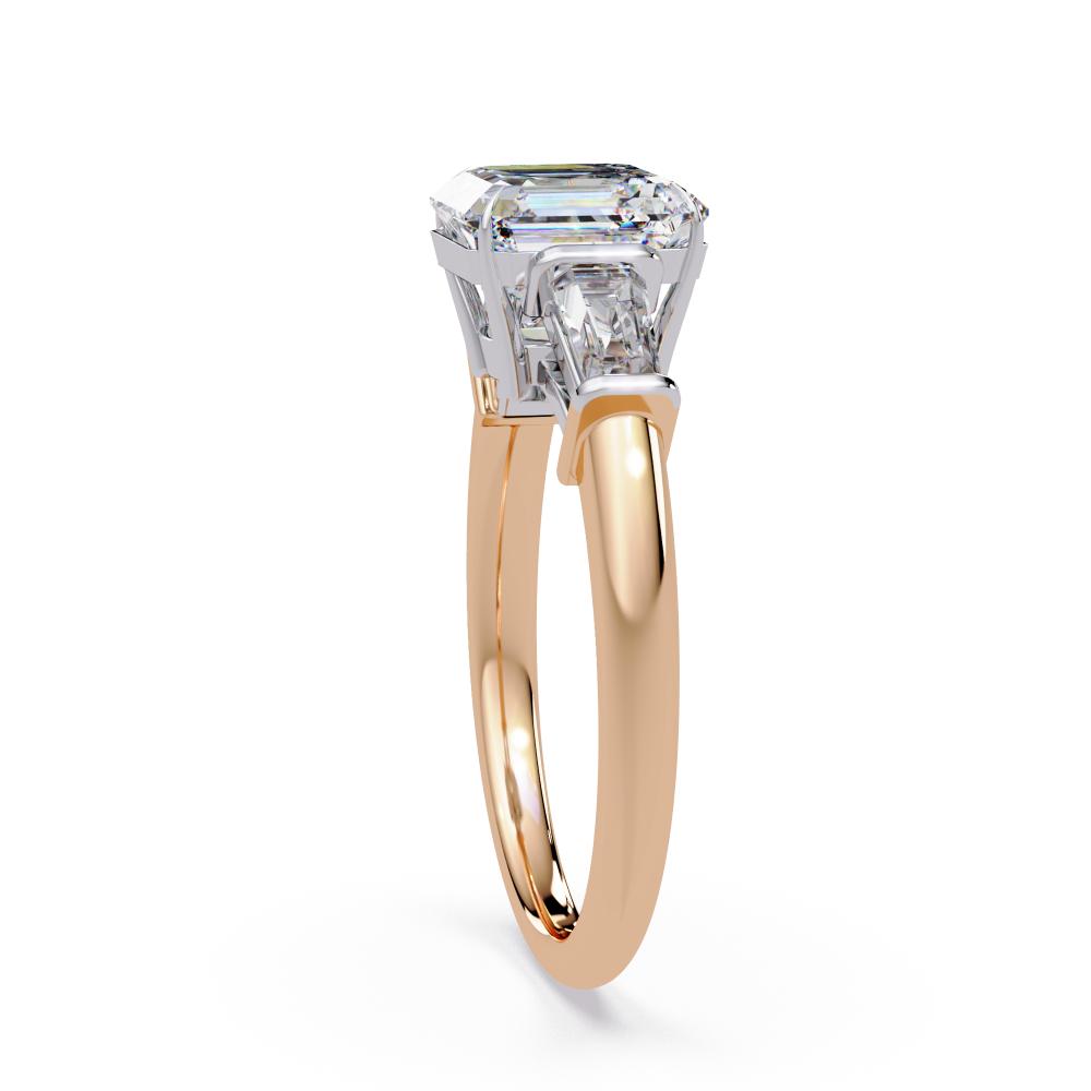 Carre Cut Diamond Ring