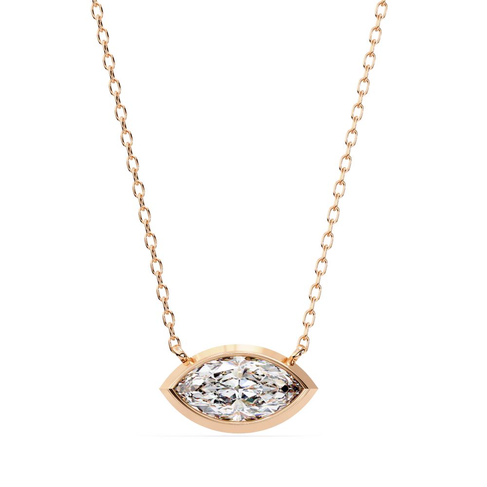 East West Marquise Necklace