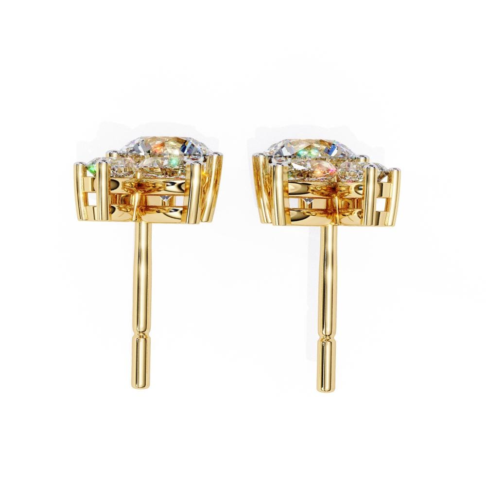 Round & Marquise Unique Style Earrings