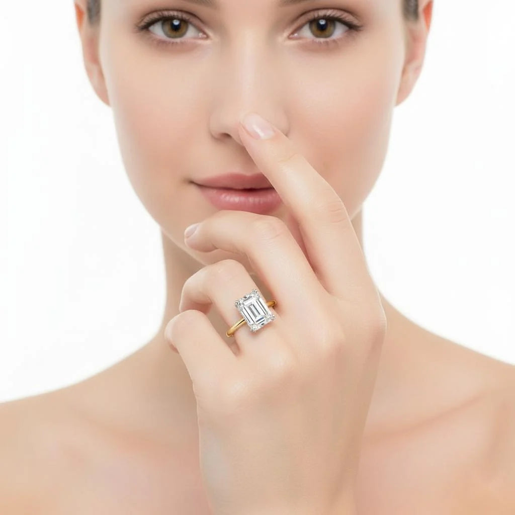 Basket Setting Engagement Ring