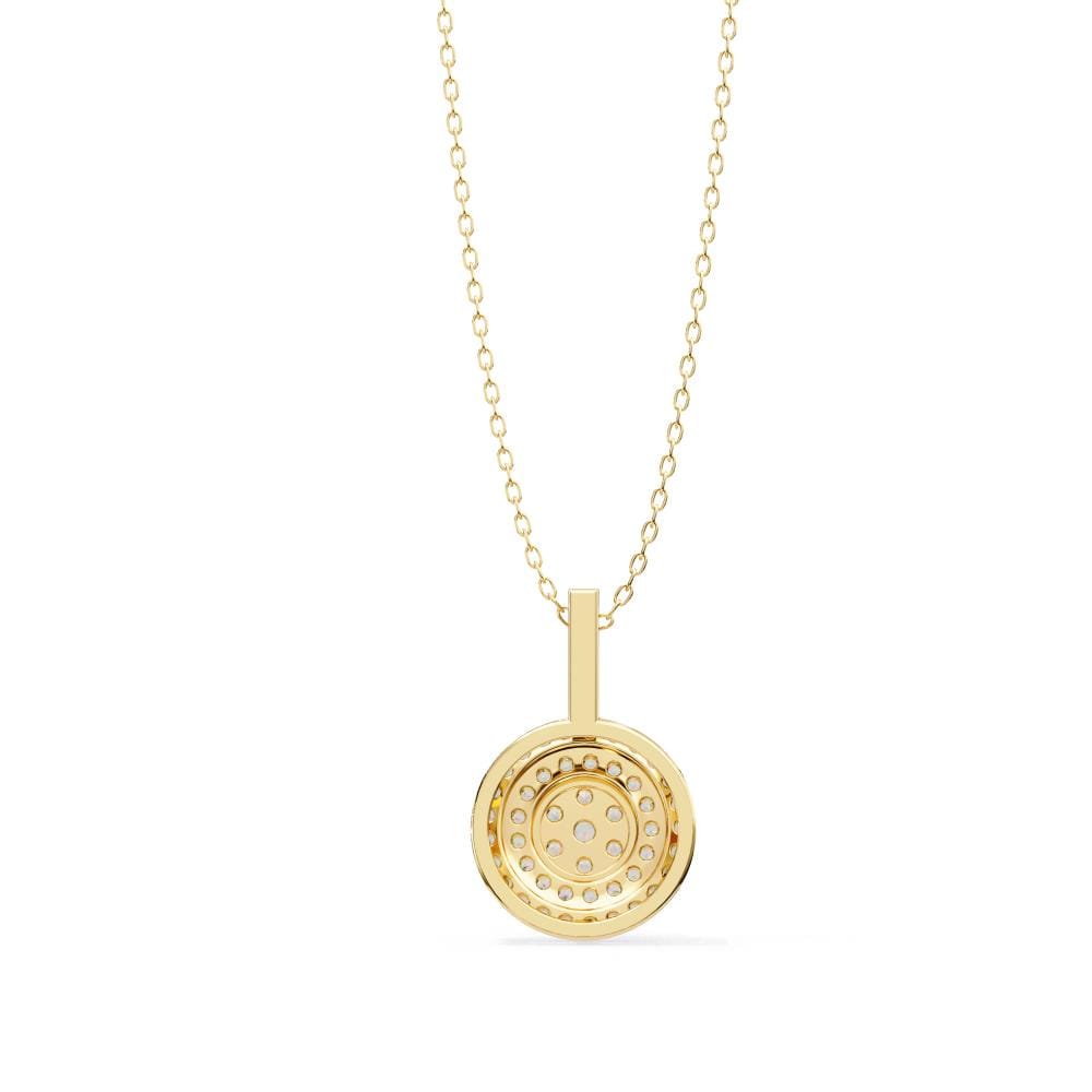 Classic Style Round Shape Pendant With Chain
