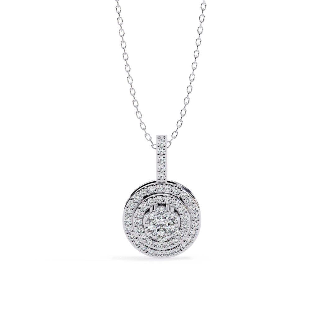 Classic Style Round Shape Pendant With Chain