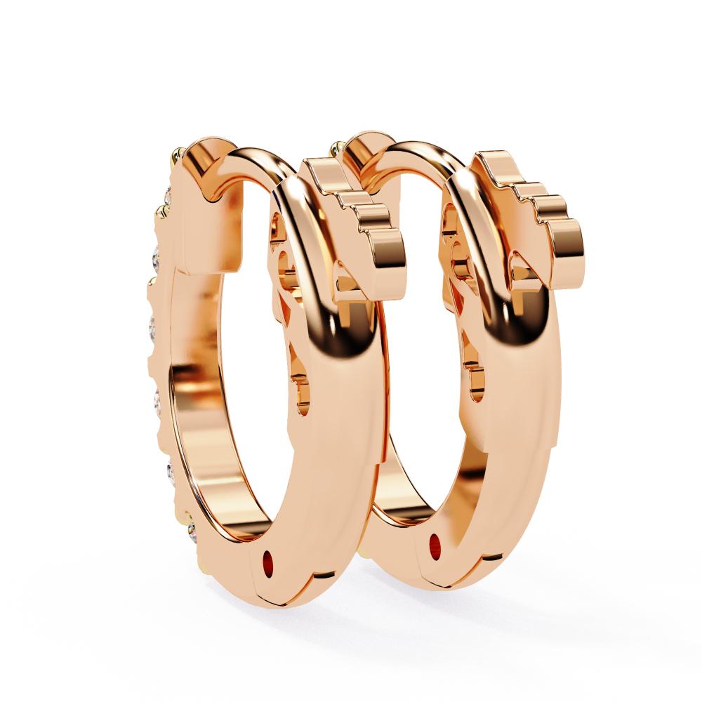 Round Hoops Earrings