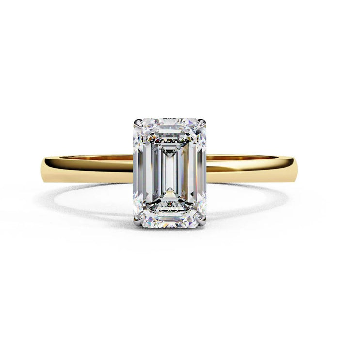 5 Carat Emerald Cut Diamond Ring
