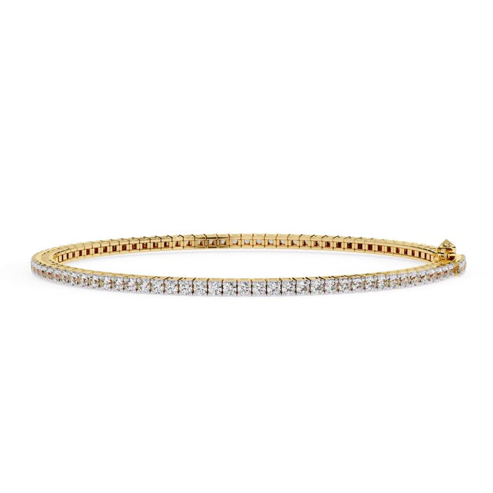 Round Tennis Moissanite Bracelet