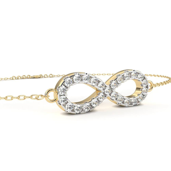 Infinity Moissanite Diamond Loose Bracelet