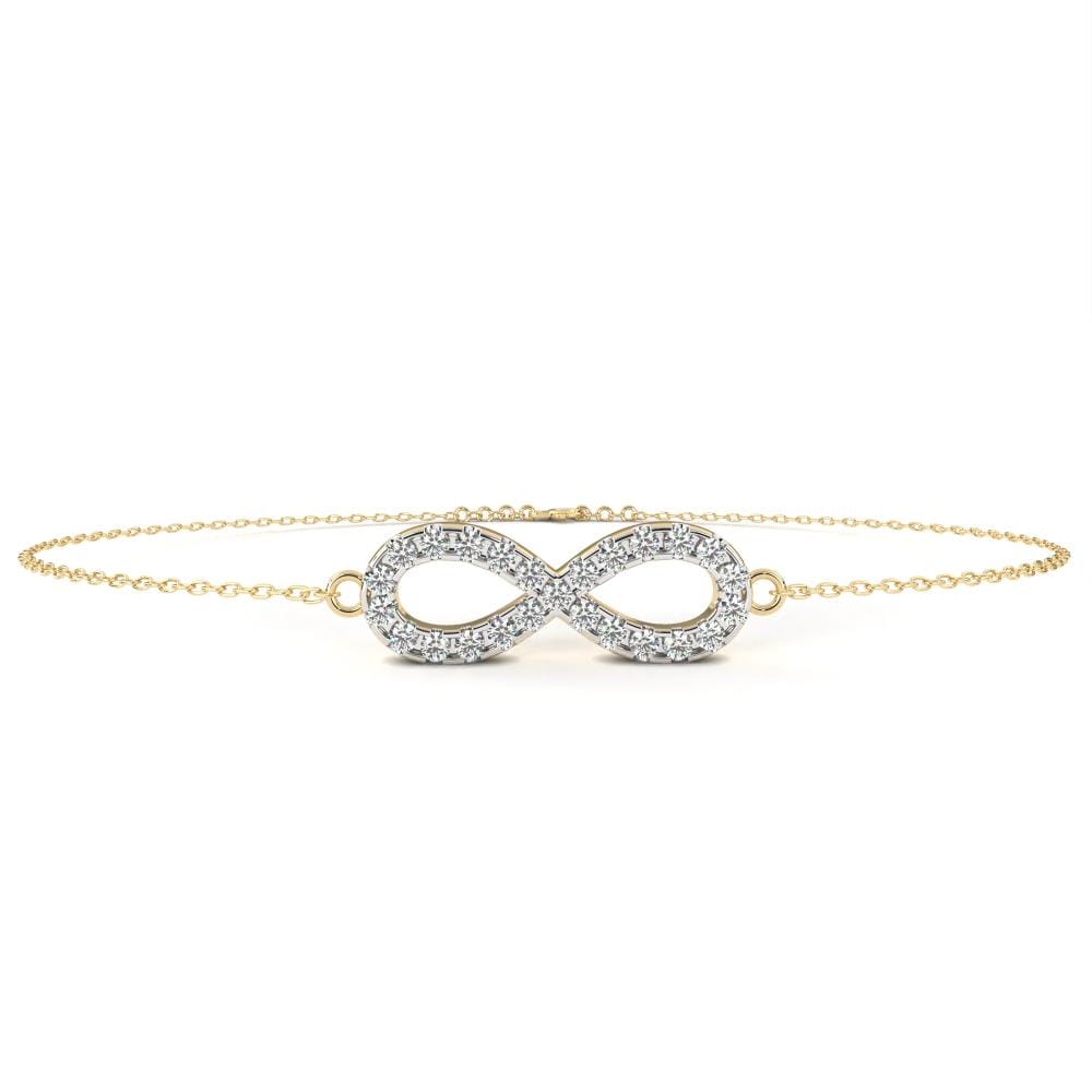 Infinity Diamond Loose Bracelet