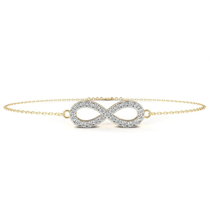 Infinity Diamond Loose Bracelet