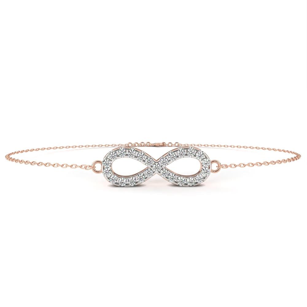 Infinity Moissanite Diamond Loose Bracelet