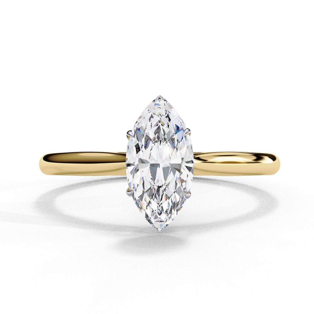 marquise solitaire engagement ring