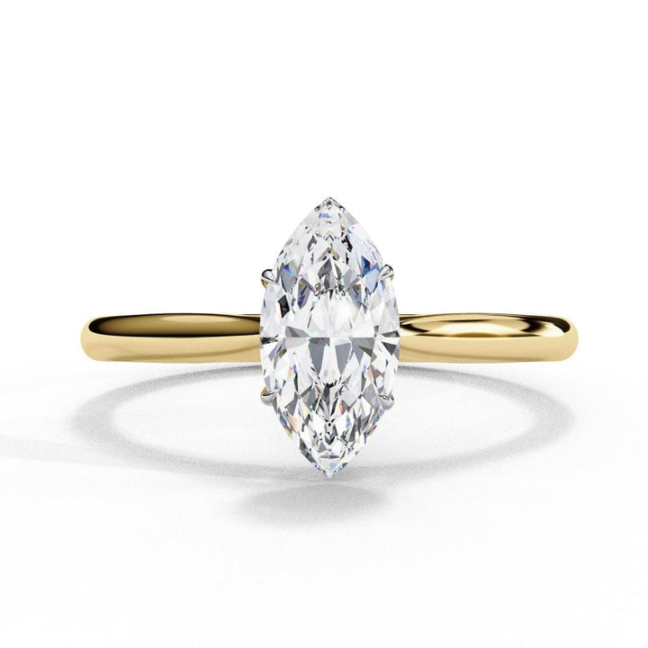 marquise solitaire engagement ring