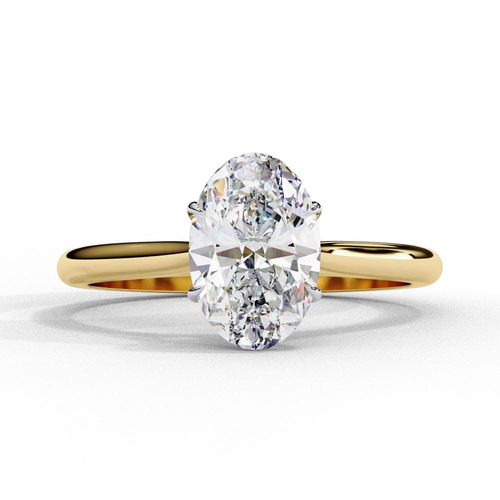Oval Solitaire Engagement ring
