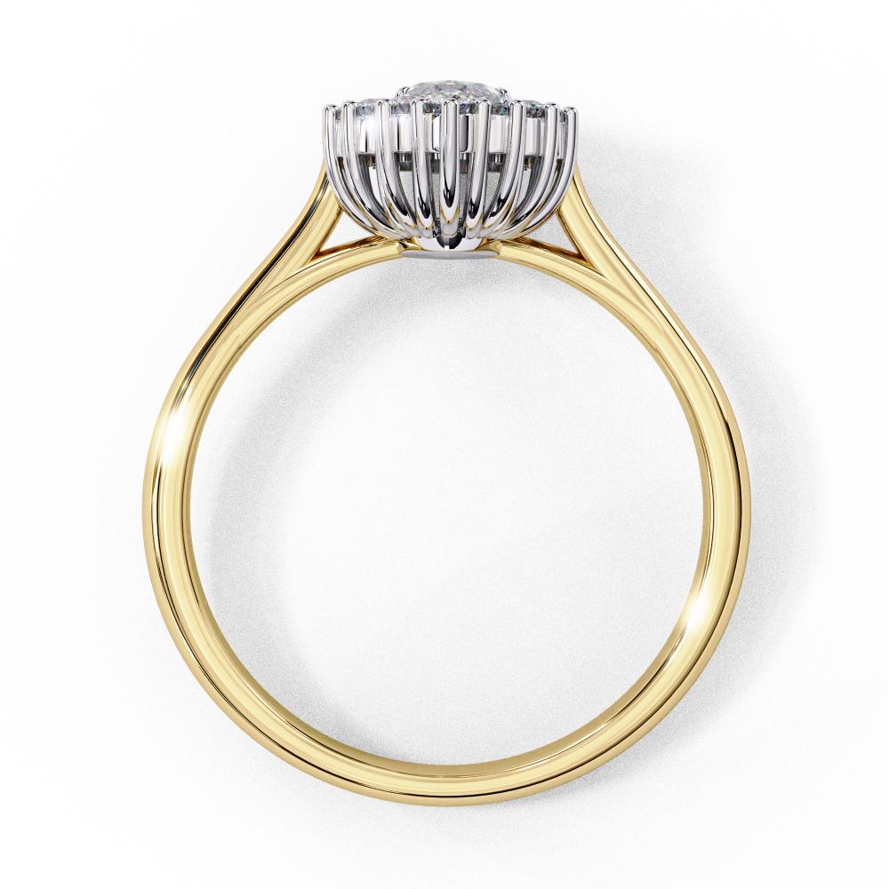 Marquise Vintage Halo Engagement Ring