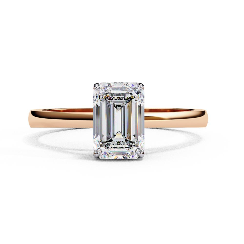 1.8 Carat Emerald Cut Diamond Ring
