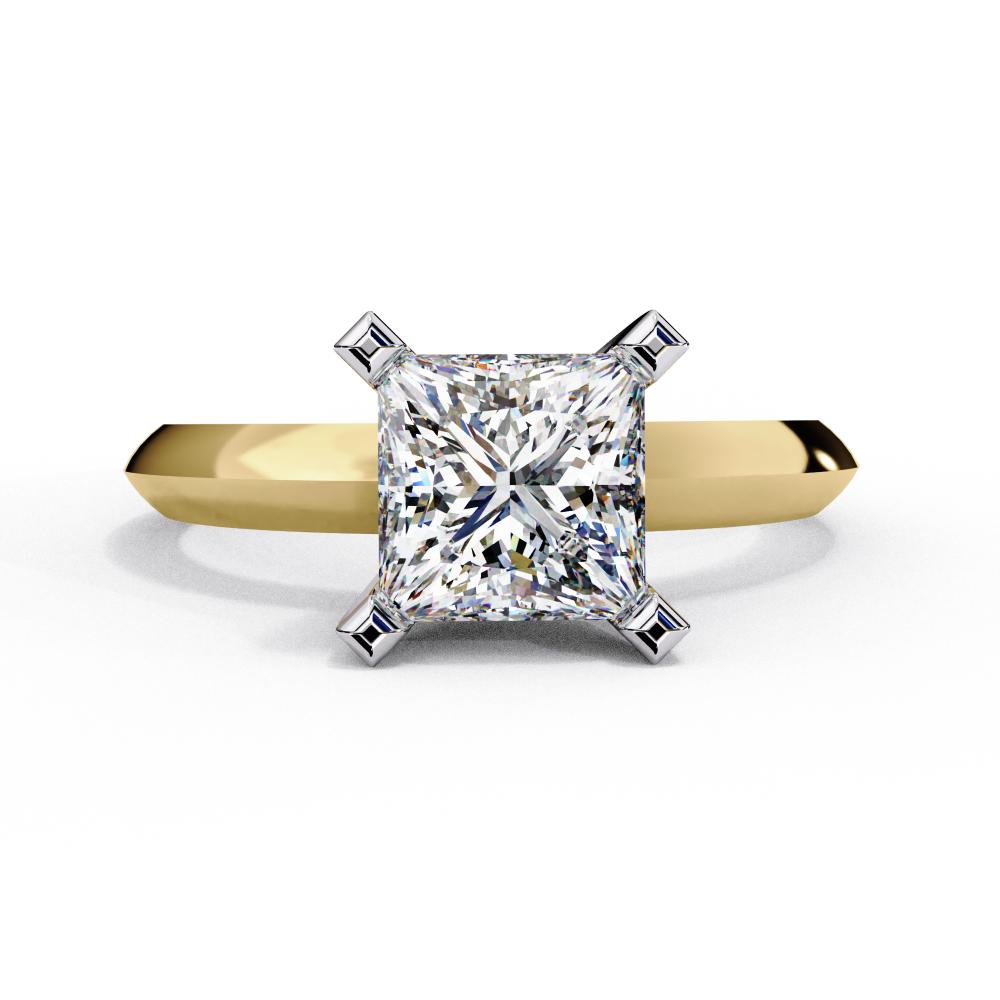 Princess Solitaire Engagement Ring