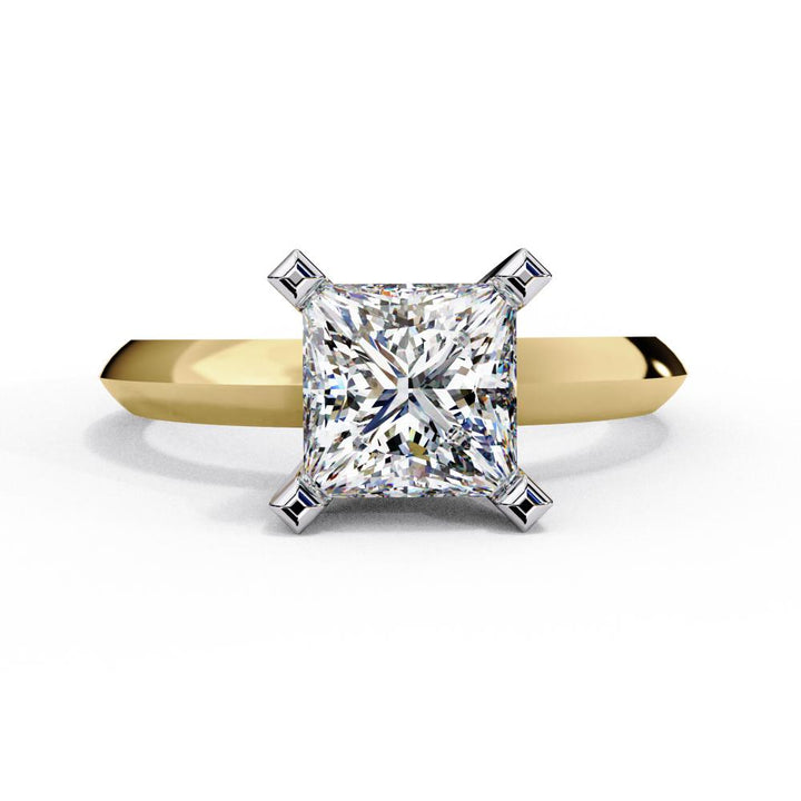 Princess Solitaire Engagement Ring