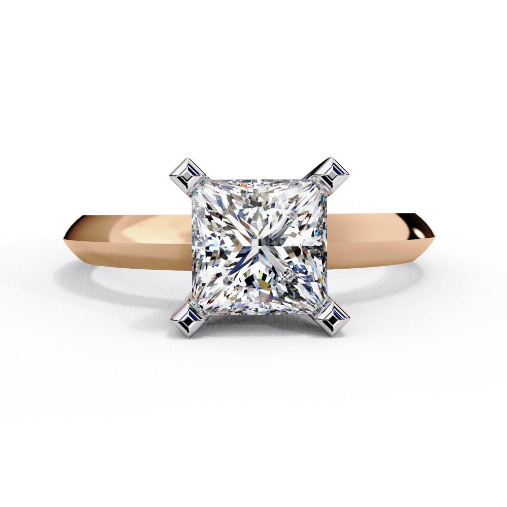 Princess Solitaire Engagement Ring