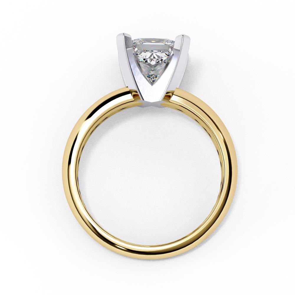 Princess Solitaire Engagement Ring
