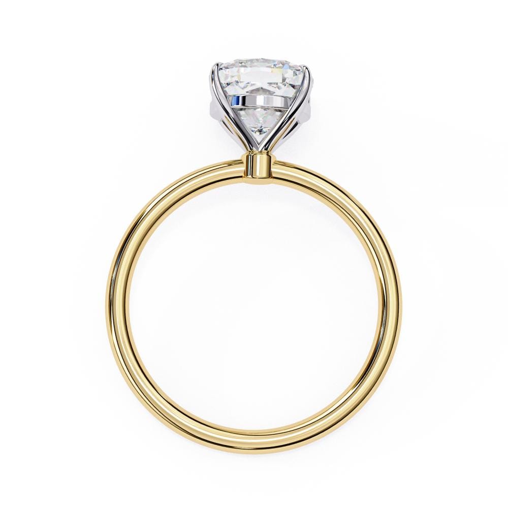 Cushion Solitaire Engagement ring