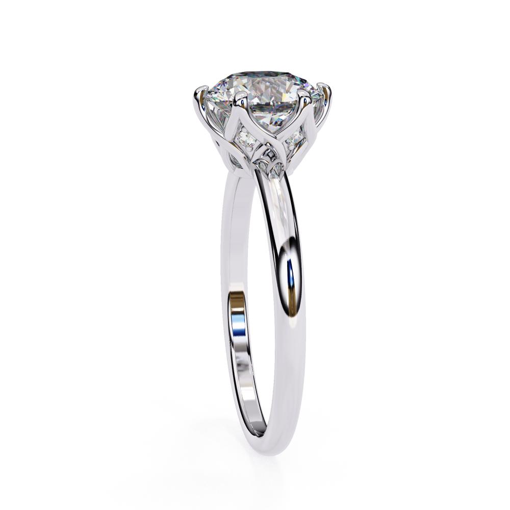 Tulip Basket Engagement Ring