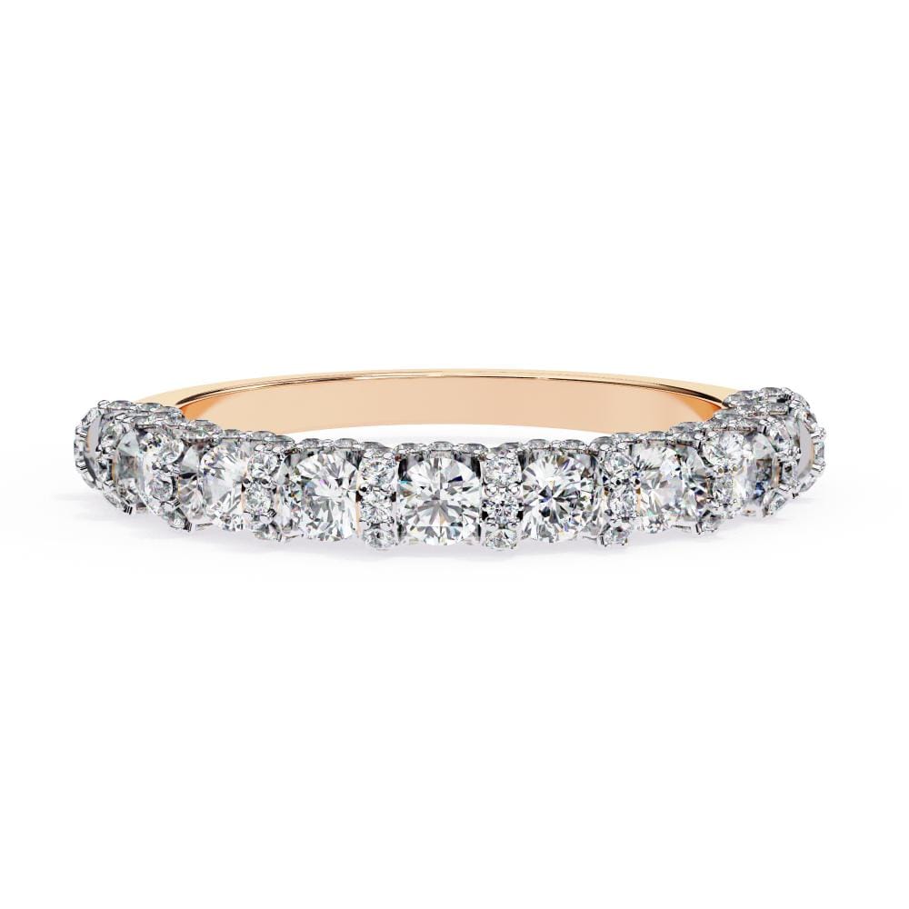 Round Vintage Style Wedding Band