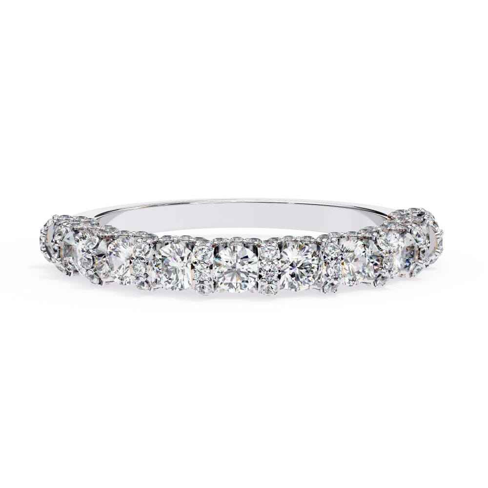 Round Vintage Style Wedding Band