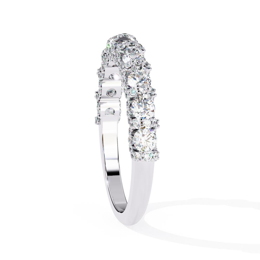 Round Vintage Style Wedding Band
