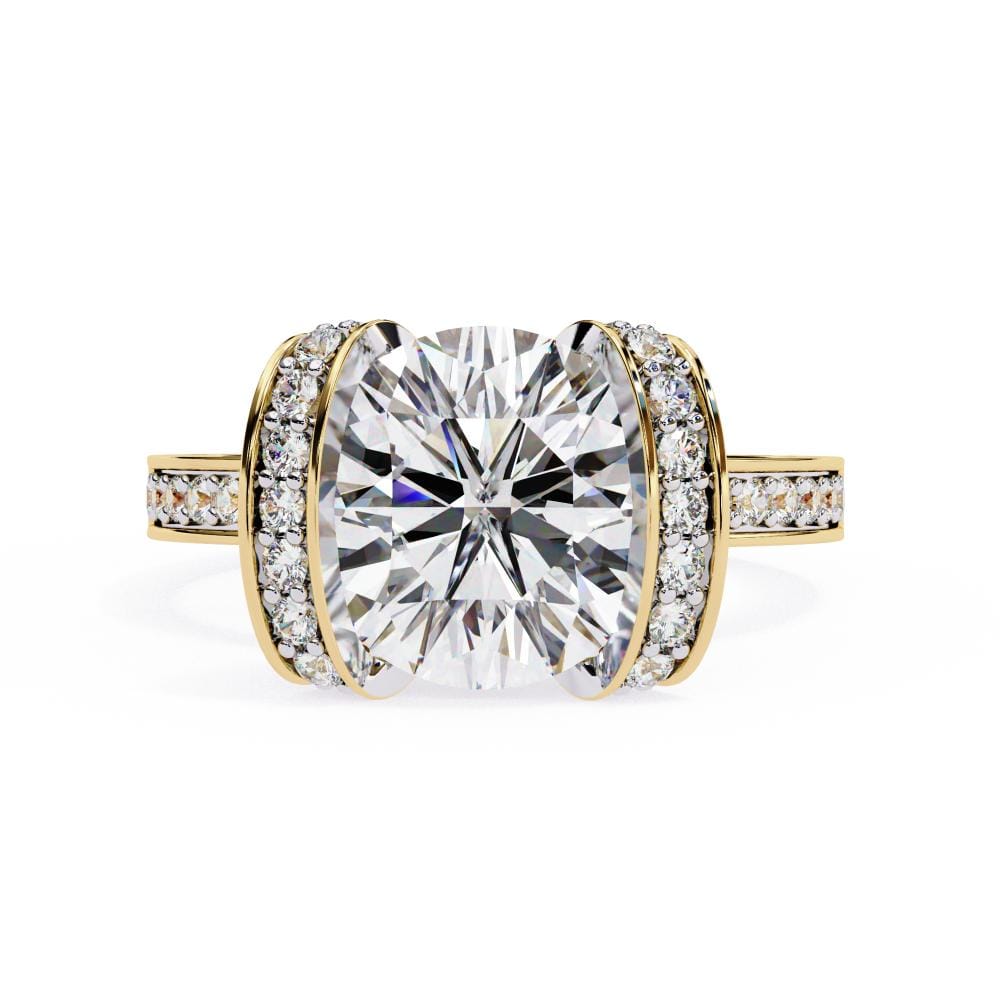 unique round engagement rings