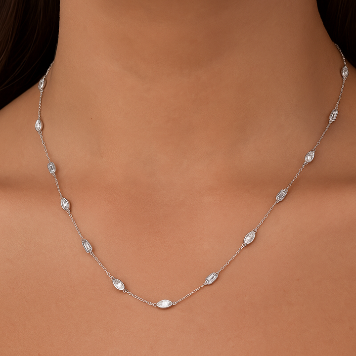 Marquise Emerald Necklace