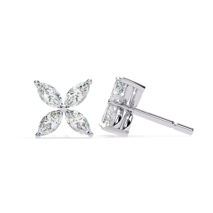 Marquise Four Stone Earrings