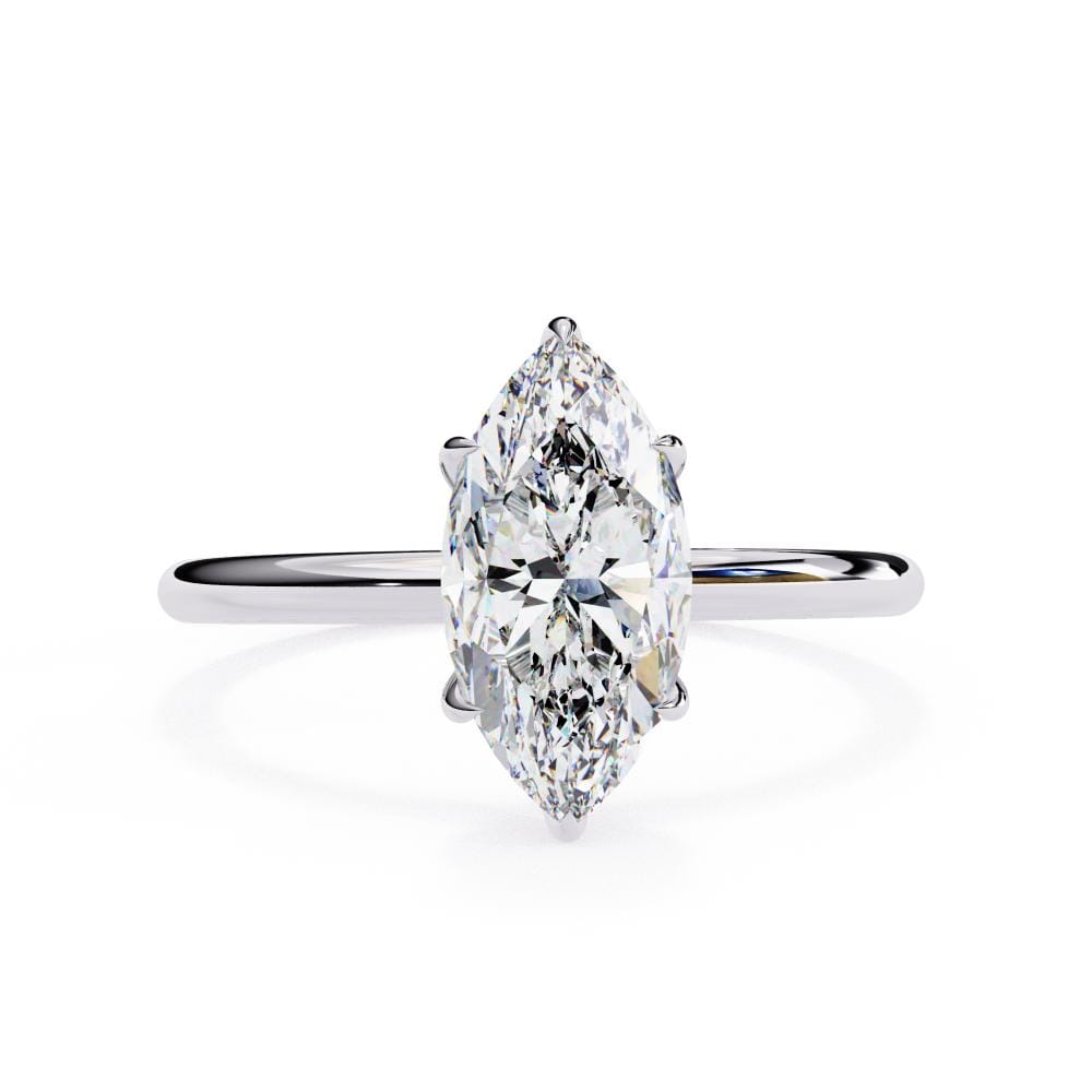 Marquise Solitaire Engagement ring