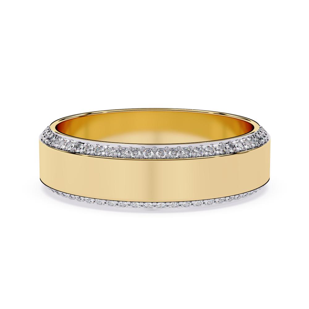 Indem Style Diamond Wedding Band