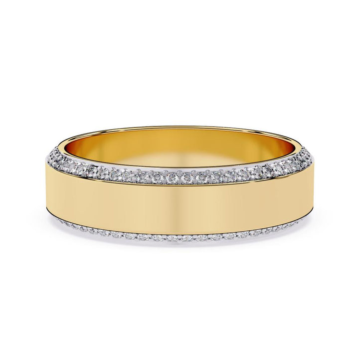 Indem Style Diamond Wedding Band