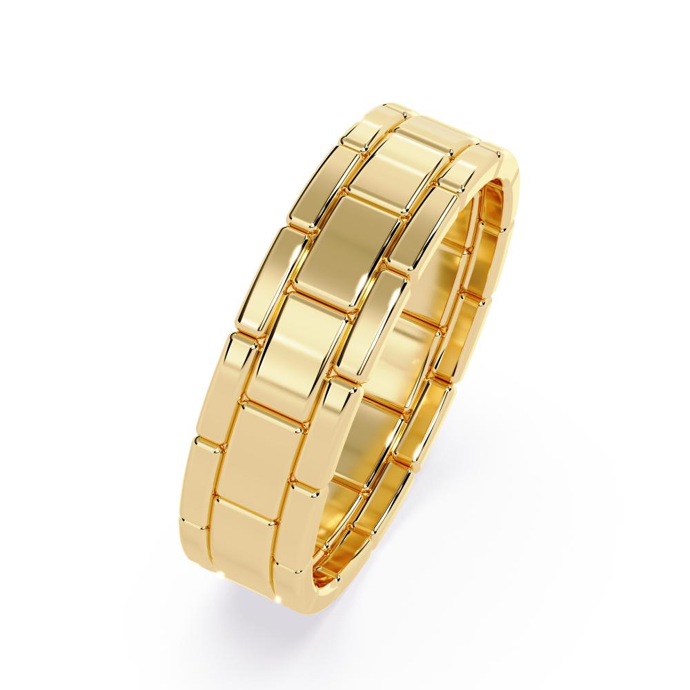 Bright Honey Wedding Band