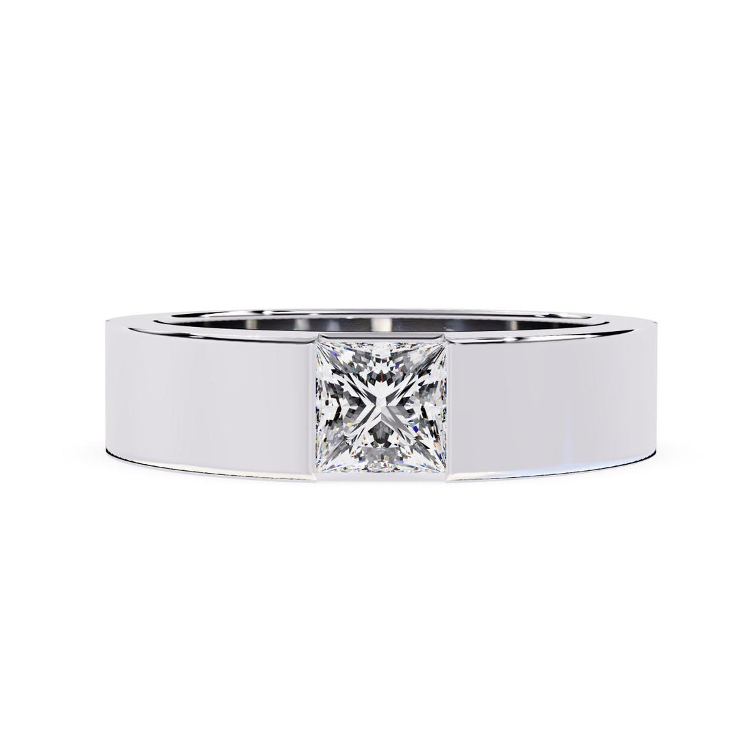Gents Solitaire Diamond Ring